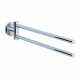 Jaquar Continental ACN-CHR-1115N Towel Holder - (Chrome, Wall Mounted)