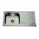 Jayna Jupiter SBSD 02 (DX) Glossy Sink With Drain Board, Size: 37 x 18.5 in