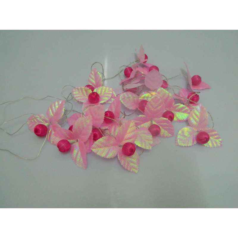 Tucasa Silky Flower Pink String Light, DW-271 (Pack of 2)