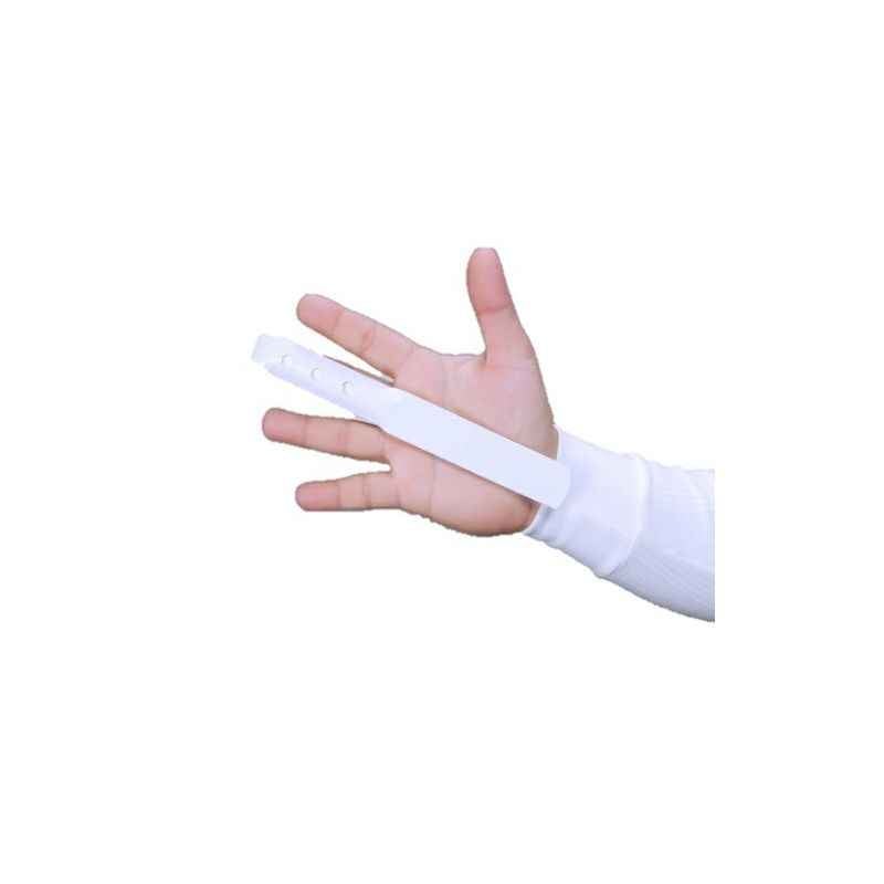 Hiakan HI 505 Classic White Finger Extension Splint, Size: S