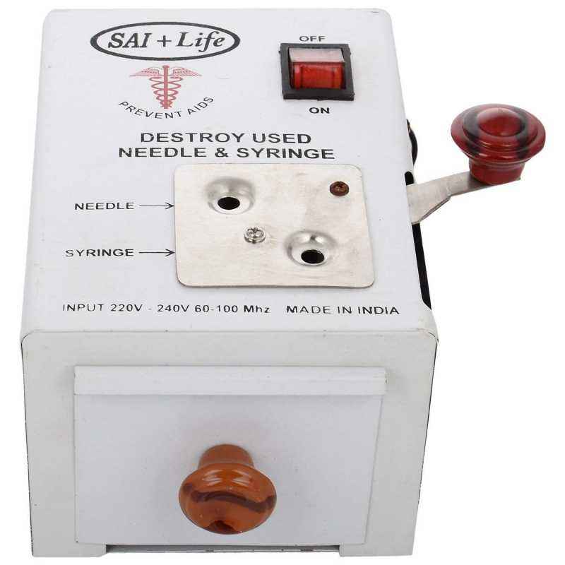 Sai Life Surgical Electrical Needle Syringe Destroyer