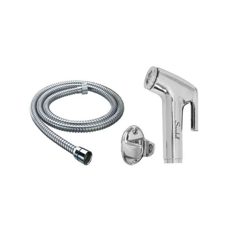 Snowbell Continental Health Faucet with 1m Flexible Tube & Wall Hook