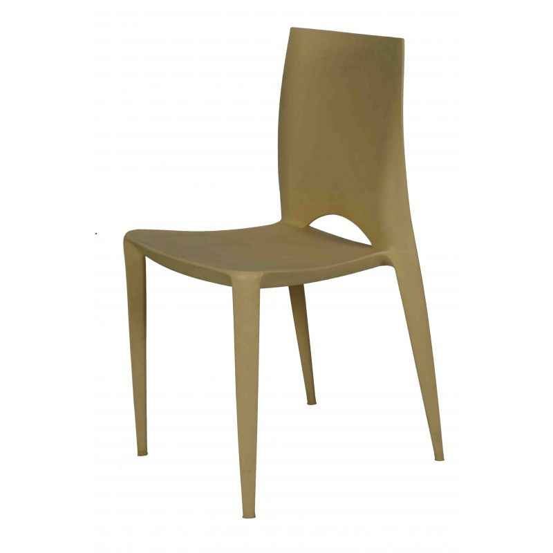 Ventura VF DC- 32/Y 018 Light Yellow Moulded Hard Plastic Chair