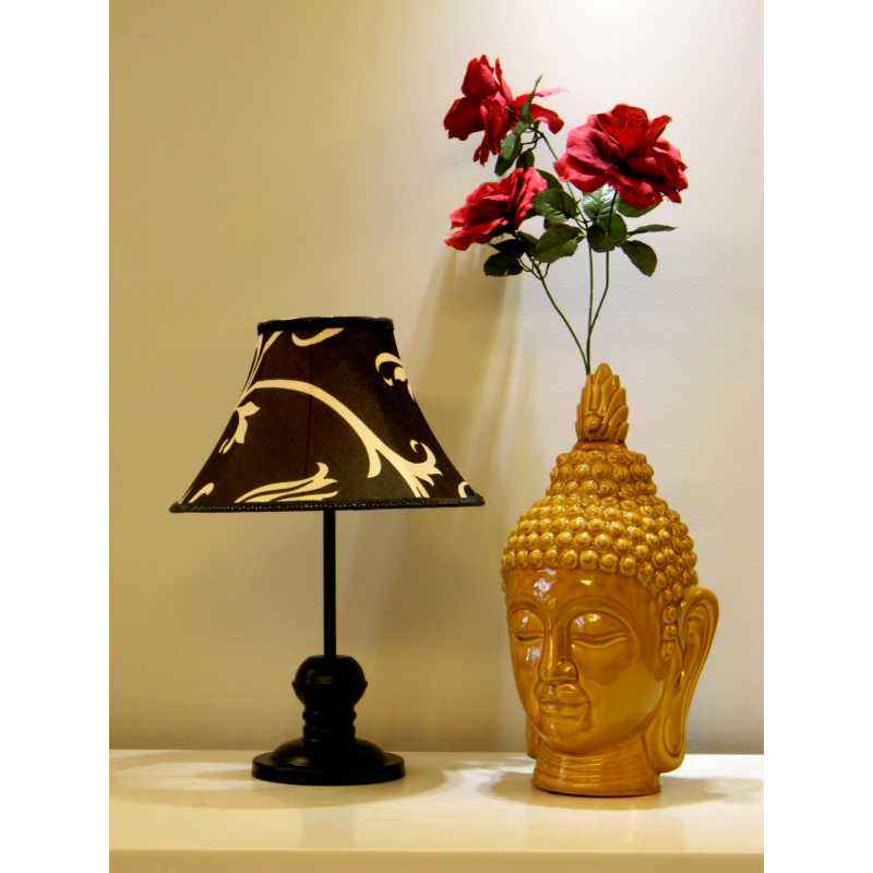 Tucasa Table Lamp with Poly Silk Shade, LG-352, Weight: 550 g