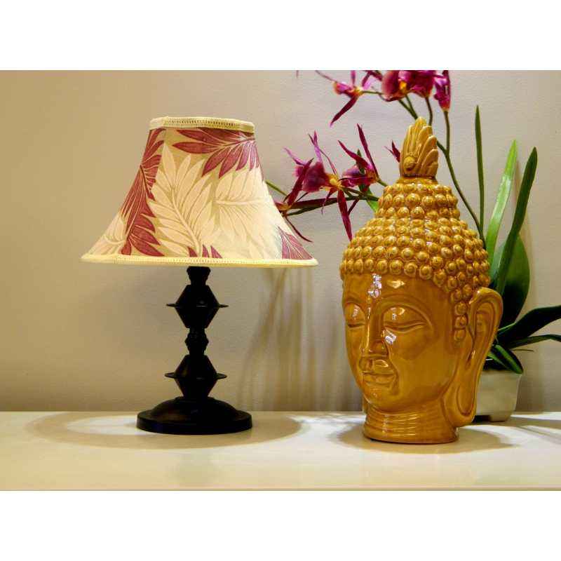 Tucasa Table Lamp with Poly Silk Shade, LG-332, Weight: 550 g