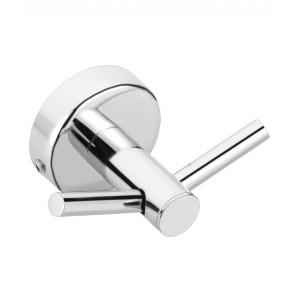 Abyss ABDY-1623 Chrome Finish Stainless Steel Robe Hook/Twin Hook