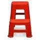 Nilkamal Stool 21 Bright Red Plastic Step Tool, STL21BRD, Dimension: 477x540x600 mm