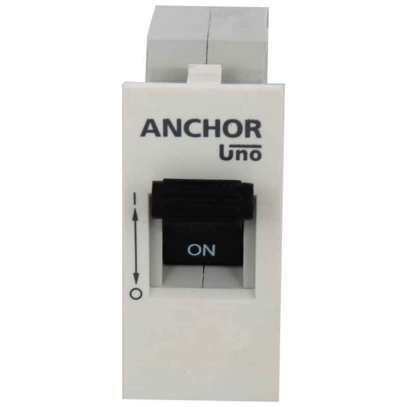 Anchor 10A UNO Series Mini MCB, White (Pack of 2)