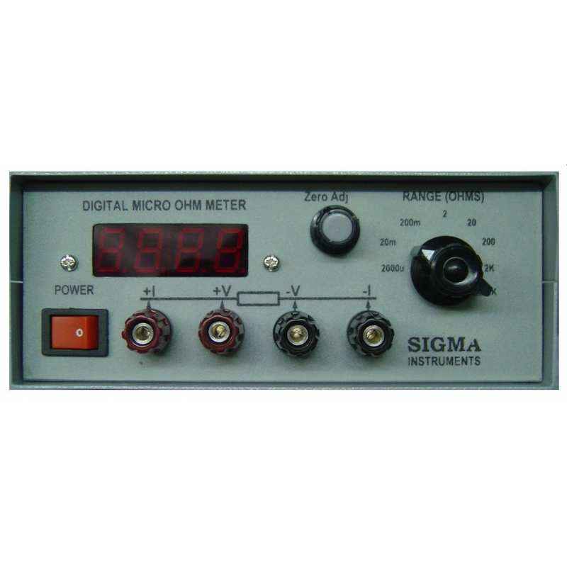Sigma 3  Digit Digital Micro Ohm Meter
