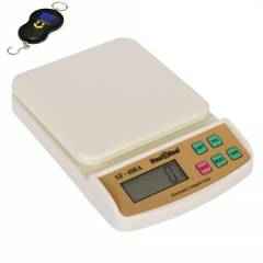Stealodeal Combo of 10kg Kitchen & 50kg hanging Weighing Scale