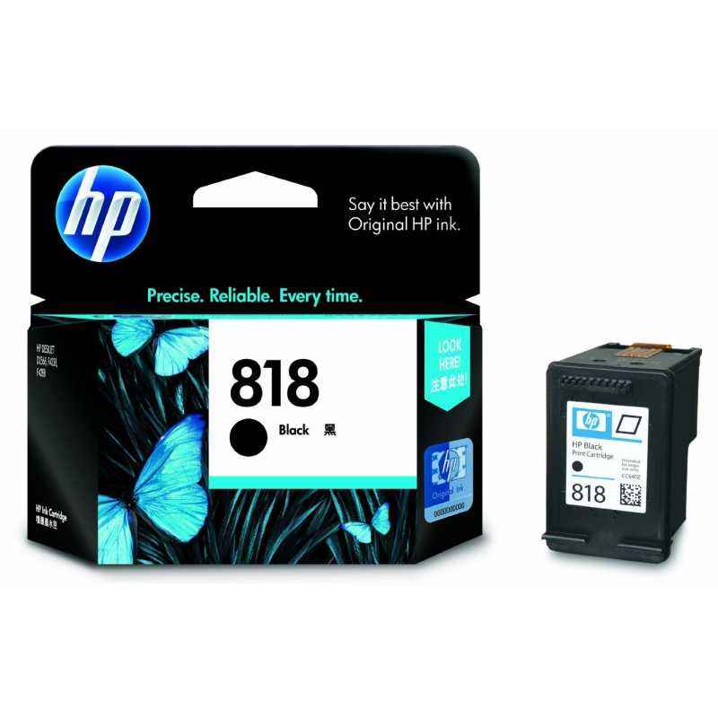 HP 818 Black Ink Cartridge, CC640ZZ