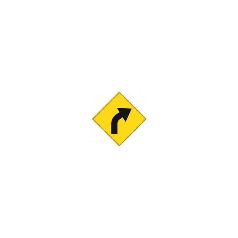 Asian Loto 3 m Traffic Sign Road Bend Right Side, ALC-SGN-59-900