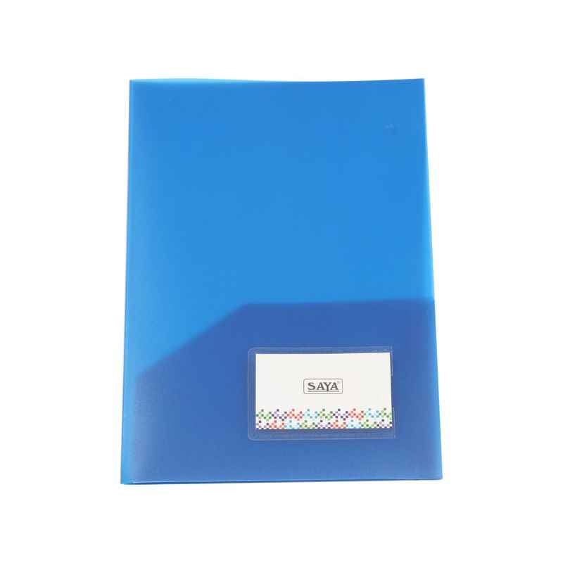 Saya Tr. Blue Presentation Folder, Dimensions: 220 x 3 x 305 mm (Pack of 10)