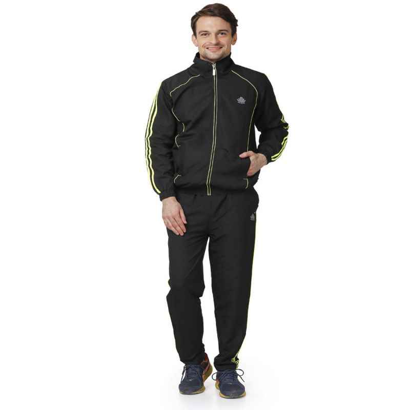 Abloom 125 Black & Parrot Green Tracksuit, Size: L