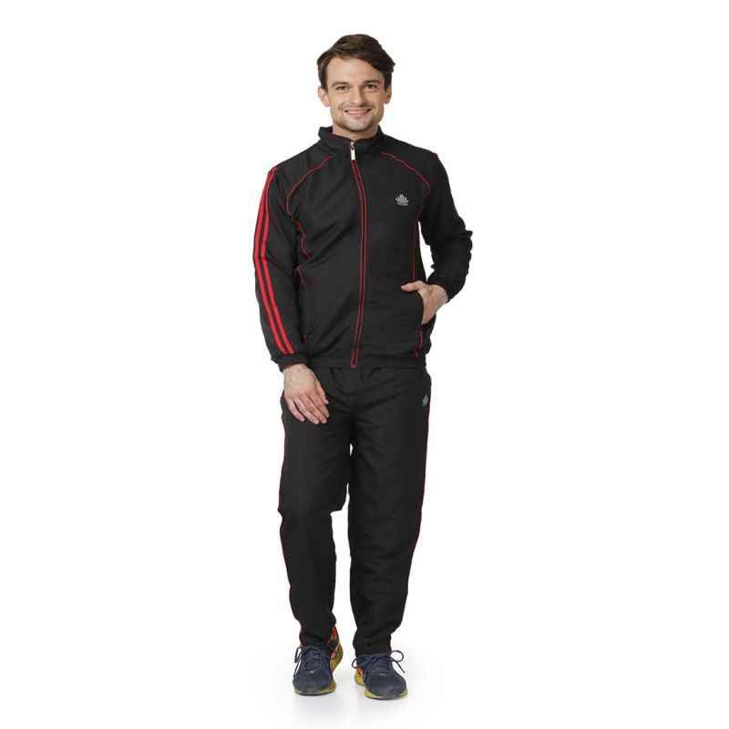 Abloom 126 Black & Red Tracksuit, Size: L