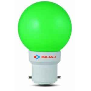 Bajaj 0.5W DECO Ping Pong Night LED Lamp Green (Pack of 4)