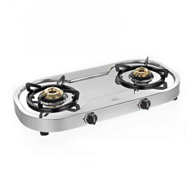Sunflame Optra 2 Burner Stainless Steel Gas Stove