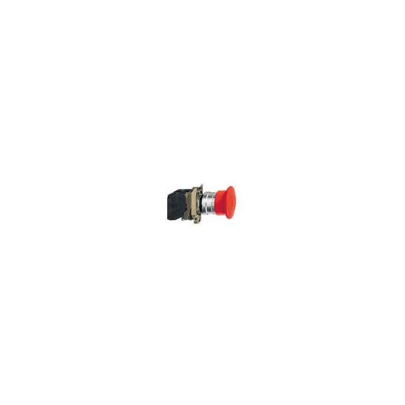 Schneider Electric 40 mm Mushroom Head Spring Return Type Red Non Illuminated Push Button, XB5AC42N