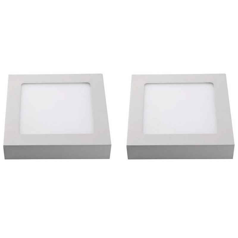 Dev Digital 15W A-max Squre Cool White Surface Panel Lights (Pack of 2)