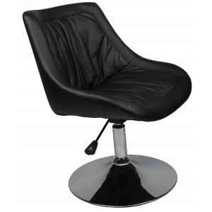 Ventura VF 1631 Black Designer Chair with MS Chrome Base