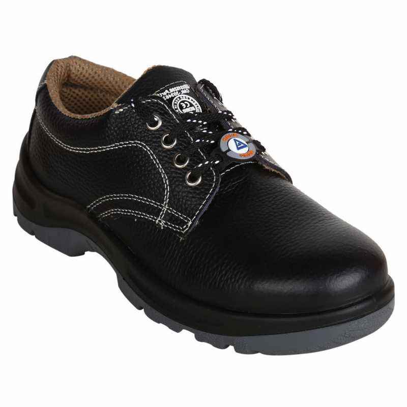 Acme Quark SS10JCO Steel Toe Black Safety Shoes, Size: 6