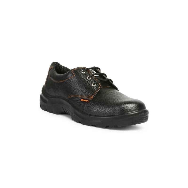 Acme Gravity Steel Toe Black Safety Shoes, Size: 9