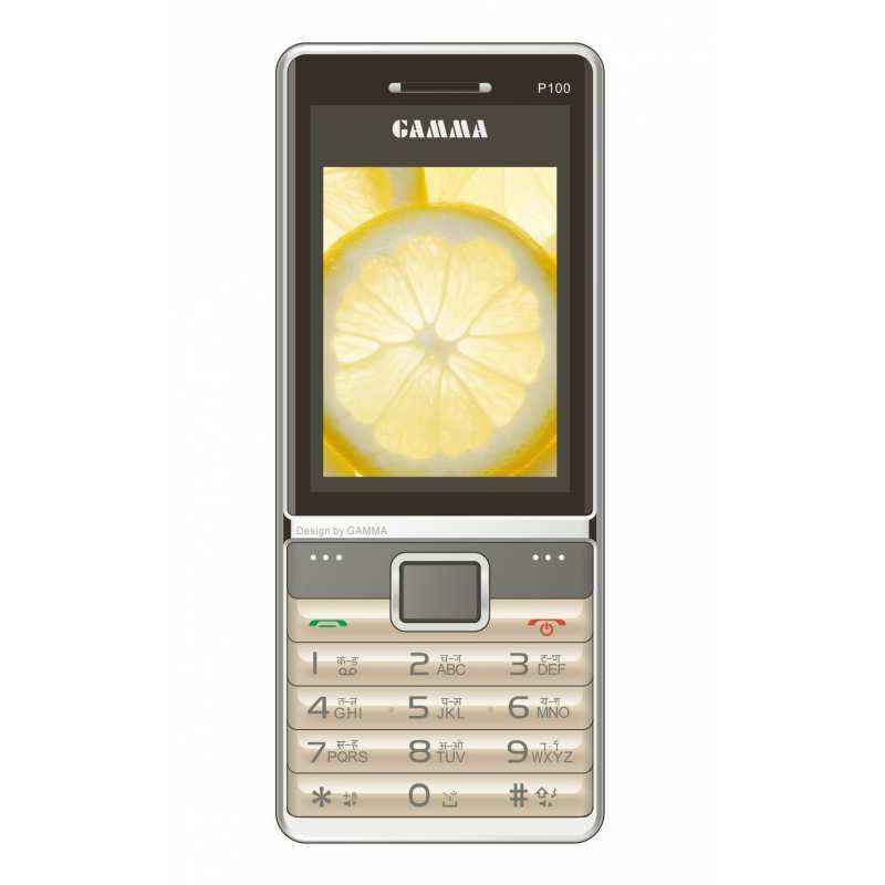 Gamma P100 Gold Dual SIM Feature Phone