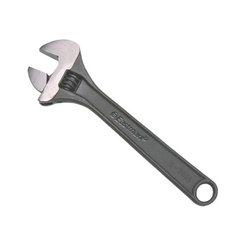 Eastman 250mm Adjustable Wrenches Phosphate Finish, E-2050P (Pack of 6)