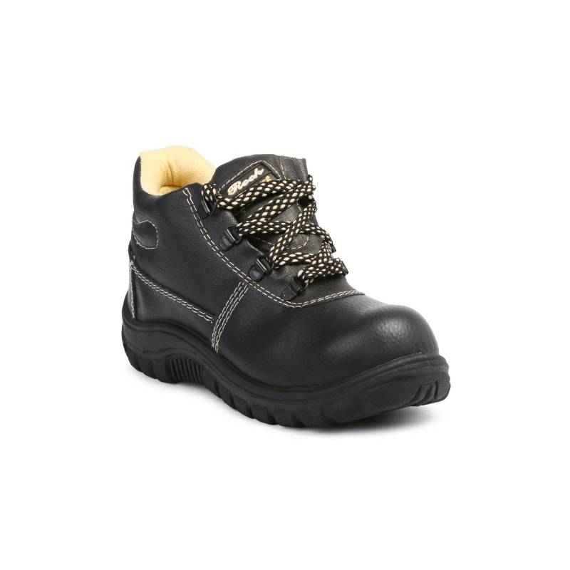 Safari Pro Rocksport Steel Toe Black Safety Shoes, Size: 9