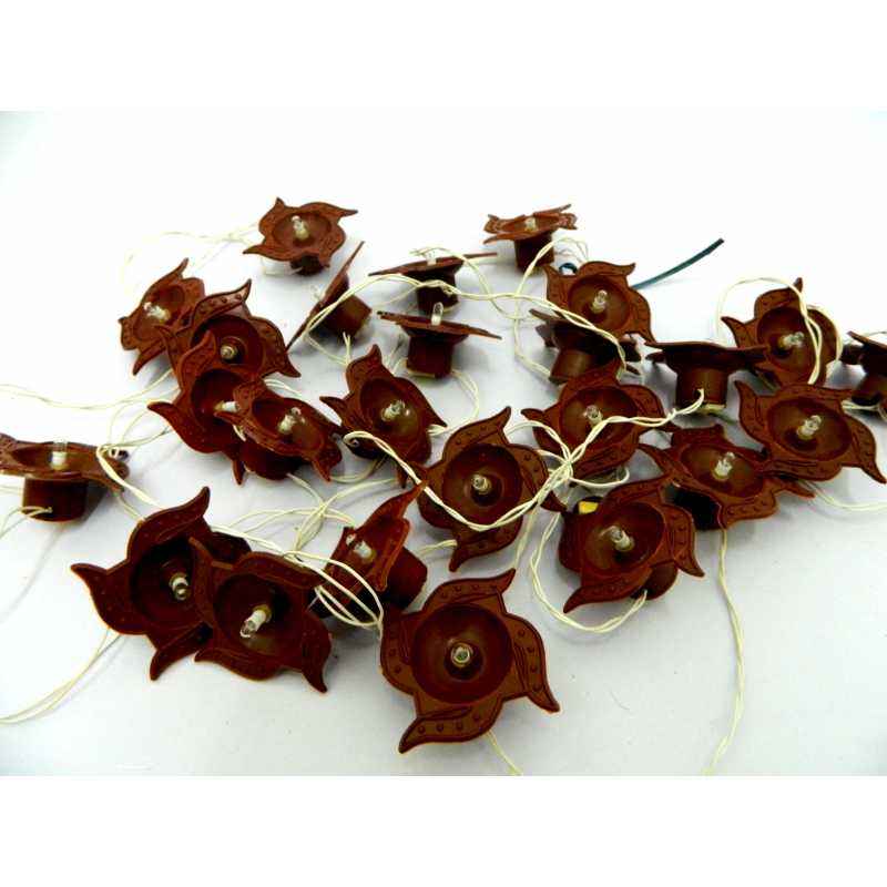 Tucasa Swastik Brown String Light, DW-166 (Pack of 2)