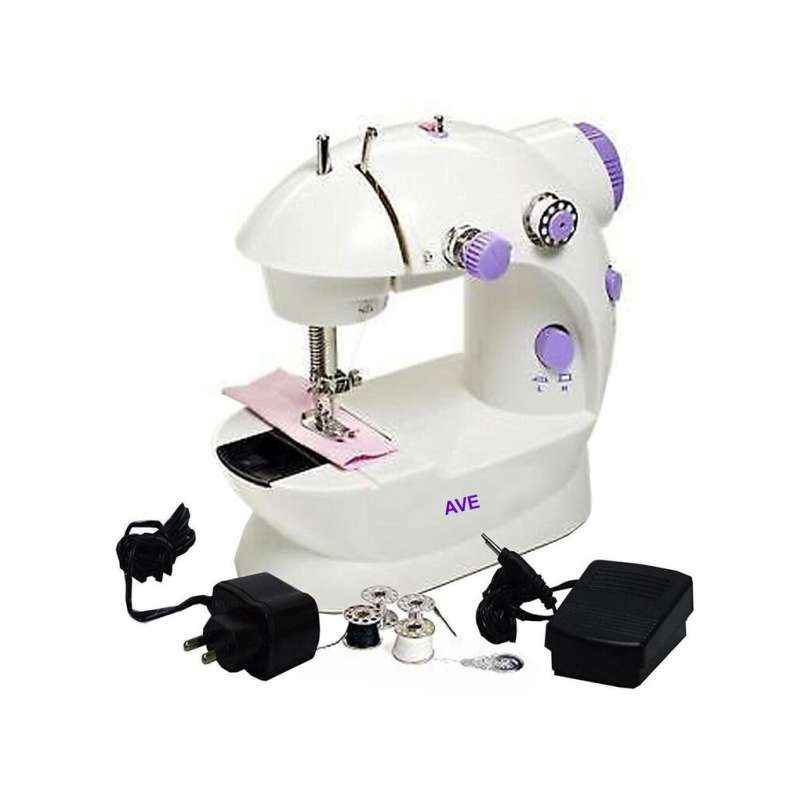 Ave Portable 4 In 1 Mini Electric Sewing Machine With Foot Pedal