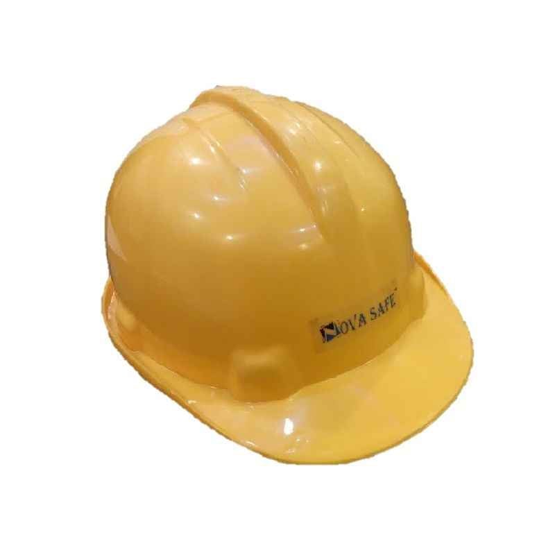 Nova Safe Yellow Hard Safety Helmet, Max-02
