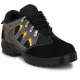 Graphene R 503 Leather Steel Toe Black & Grey Safety Shoe, Size: 6