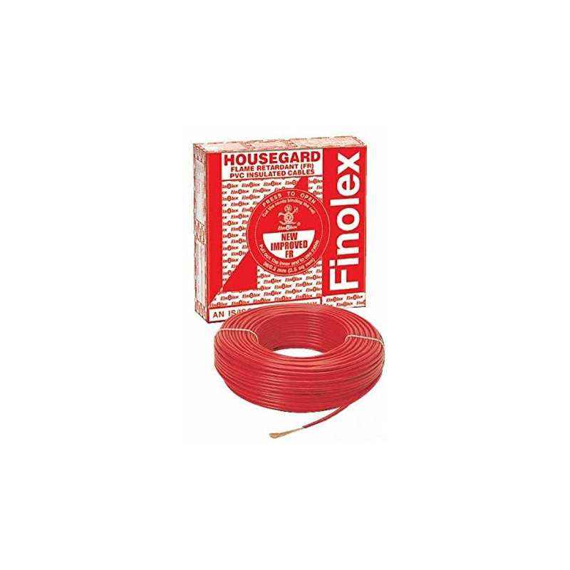 Finolex 1.5 Sqmm 100m Single Core FR PVC Red Flexible Cable, 14104