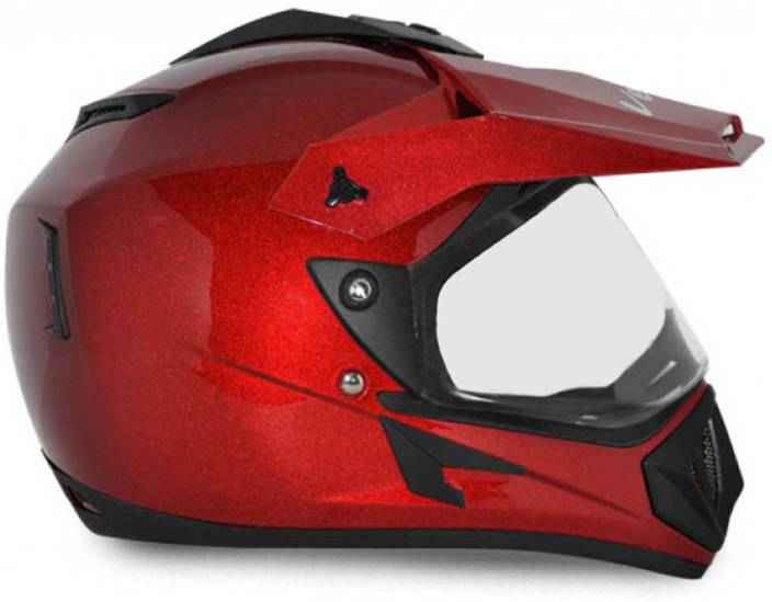 Buy Vega Off Road Red Full Face Helmet Size Large 600 mm Online At Price 2606