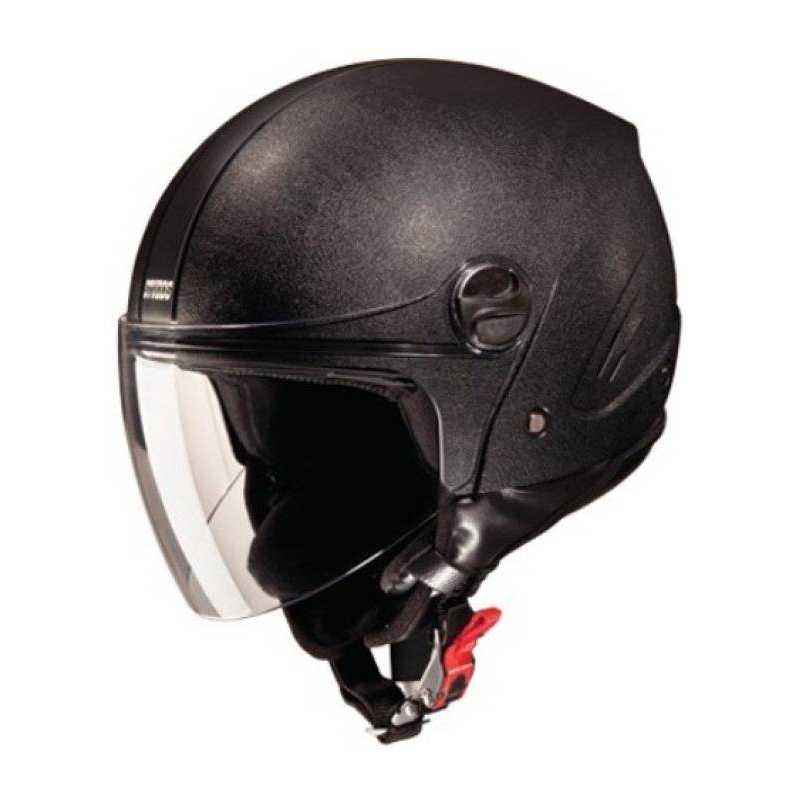 Studds Track Black Open Face Helmet, Size (Large, 580 mm)