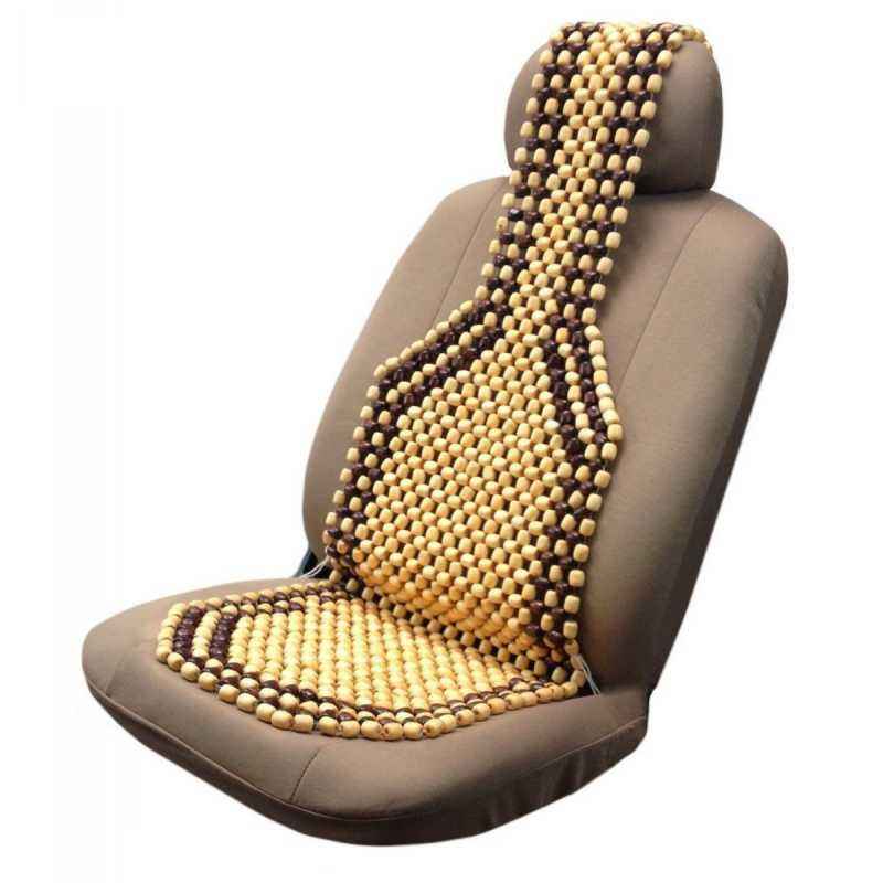Autofurnish Universal Acupressure Design Car Wooden Bead Seat
