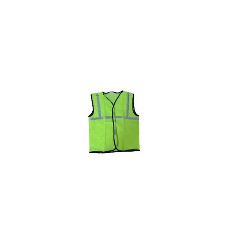 Udit 1 Inch Green Polyester Reflective Safety Jackets  (Pack of 20)