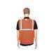 Kasa Life 1 Inch Net Type Orange Reflective Safety jacket, KL-1NO (Pack of 10)