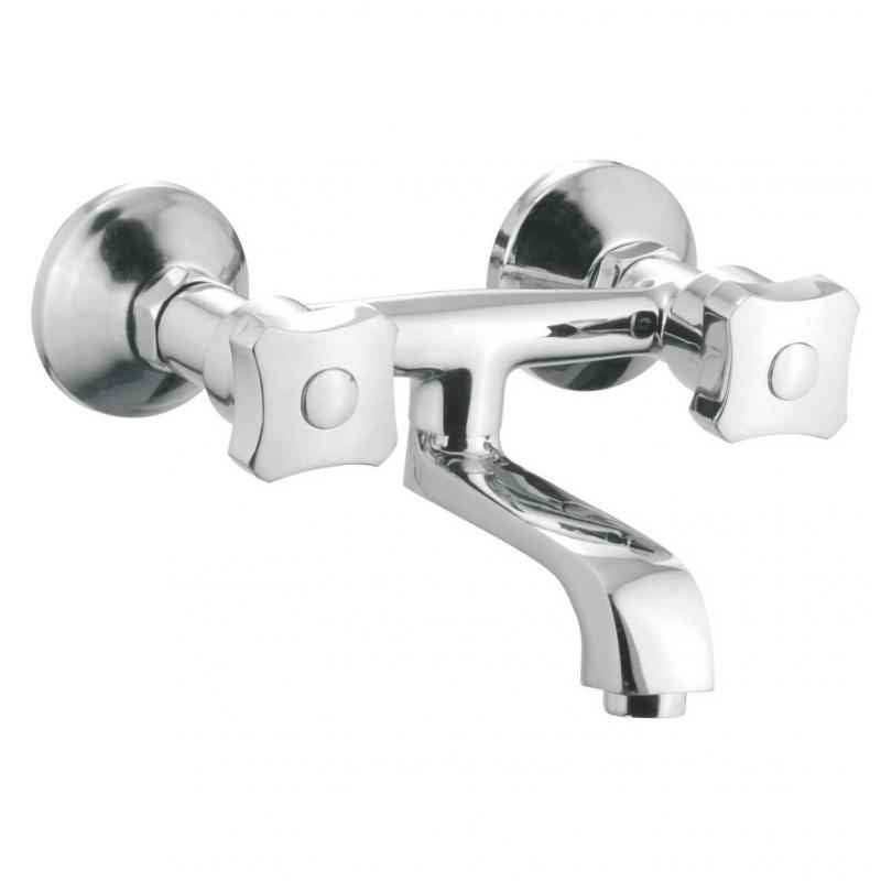 Apree Ston Silver Brass Non Telephonic Wall Mixer