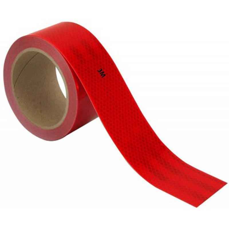 3M 2 Inch Red Reflective Tape, Length: 4 ft