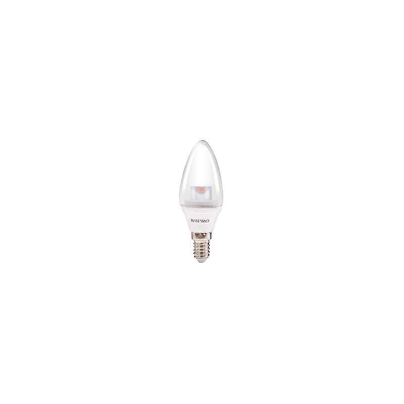 Wipro Garnet 3W LED Candle Bulb-E14, N30002 (Pack of 8)