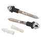 Kamal Silver Rack Bolt Set with Abs Cap, ALD-0629