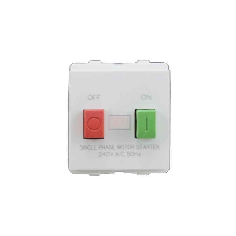 Polycab Selene 25A 1P N Motor Starter Switch, SSE0800085 (Pack of 10)