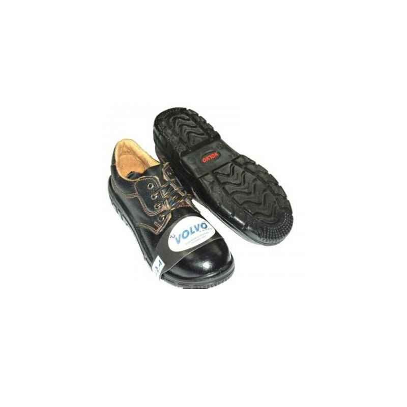 Volman Bolt Waterproof Black & Brown Safety Shoes, Size: 9
