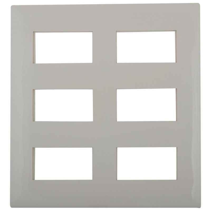 Legrand Mylinc 18M White Plate, 6755 78 (Pack of 10)