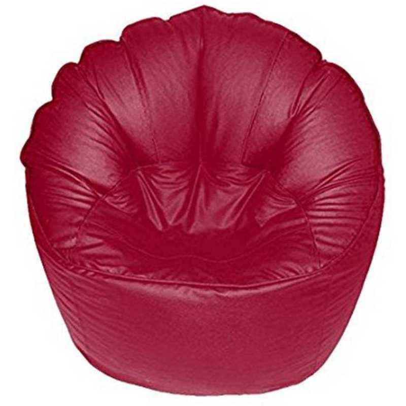 Akhilesh Maroon Bean Bag/Mudda Chair Cover, Size: XXL