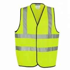 Ziota Green Reflective Safety Jacket, 1 Inch Tape, GKJ06 (Pack of 10)