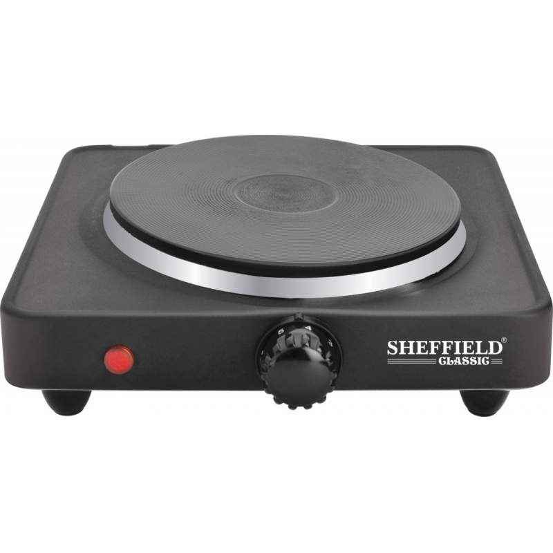 Sheffield Classic 1500W Black Single Hot Plate, SH-2001