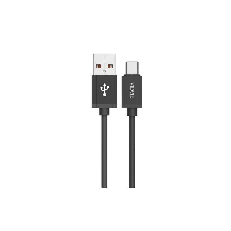 Vidvie 1m Black Micro USB Cable, CB423v-v8BL